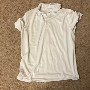 All White Mizzen and Main Performance Polo. Never Worn. Size Medium.